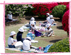 初めての写生会