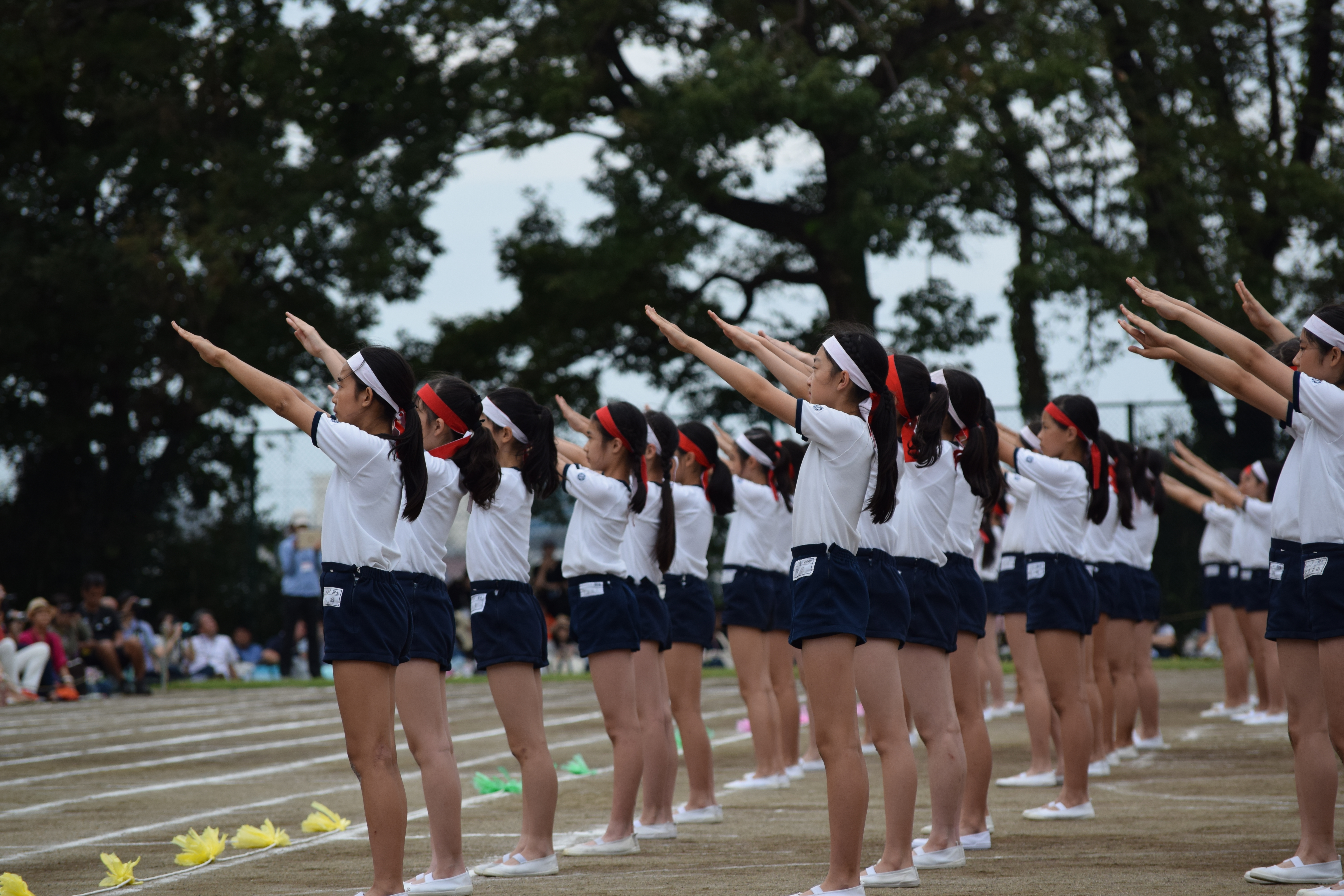 運動会　女子 桐蔭学園