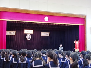 校長先生のお話