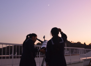 観測の様子