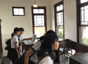 創立者成瀬仁蔵の旧宅内