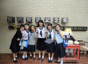 宮沢賢治記念館にて