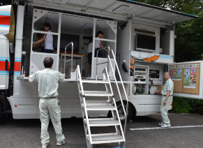 起震車体験