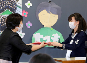 73回生の卒業式にて