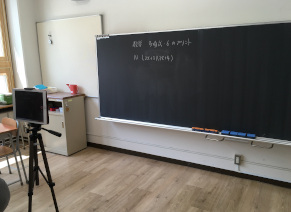 動画撮影風景（3年生 数学）