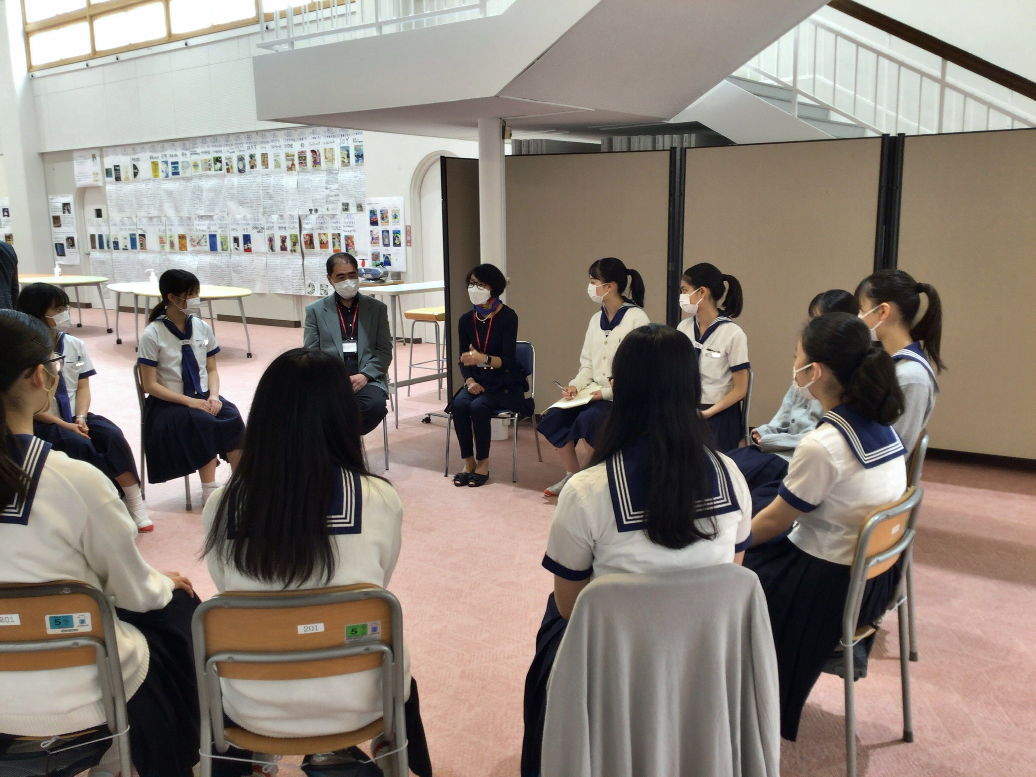 より話し合いが活発になるように各クラス工夫をしました。