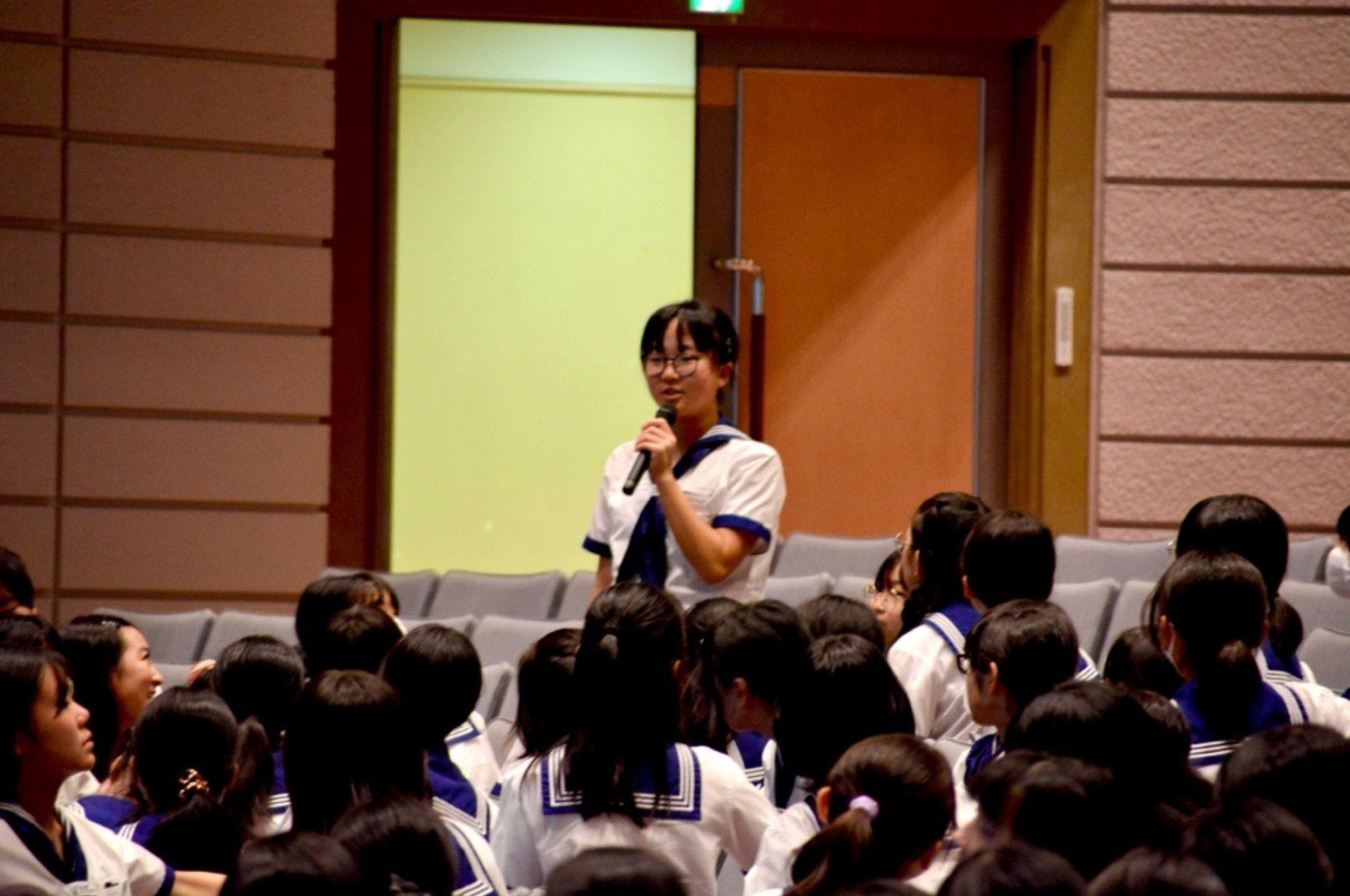 中学生から質問します
