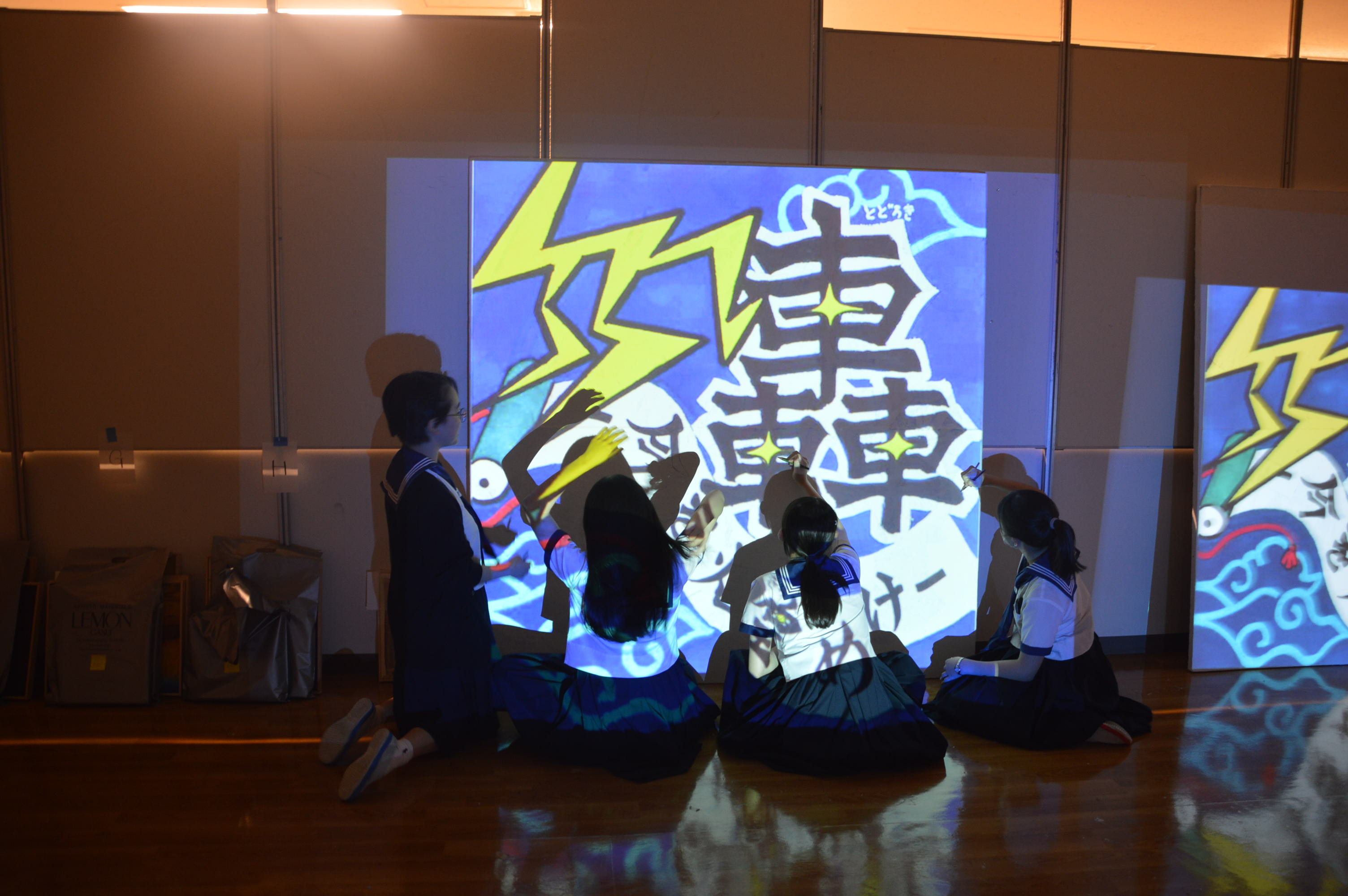 シンボルマークのパネルの制作が始まりました！（装飾）