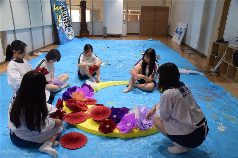 本部企画フォトスポット制作中