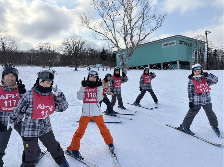 笑顔あふれるスキー教室でした