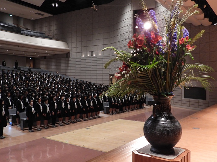 2学年での終業式は新年度への覚悟の時です