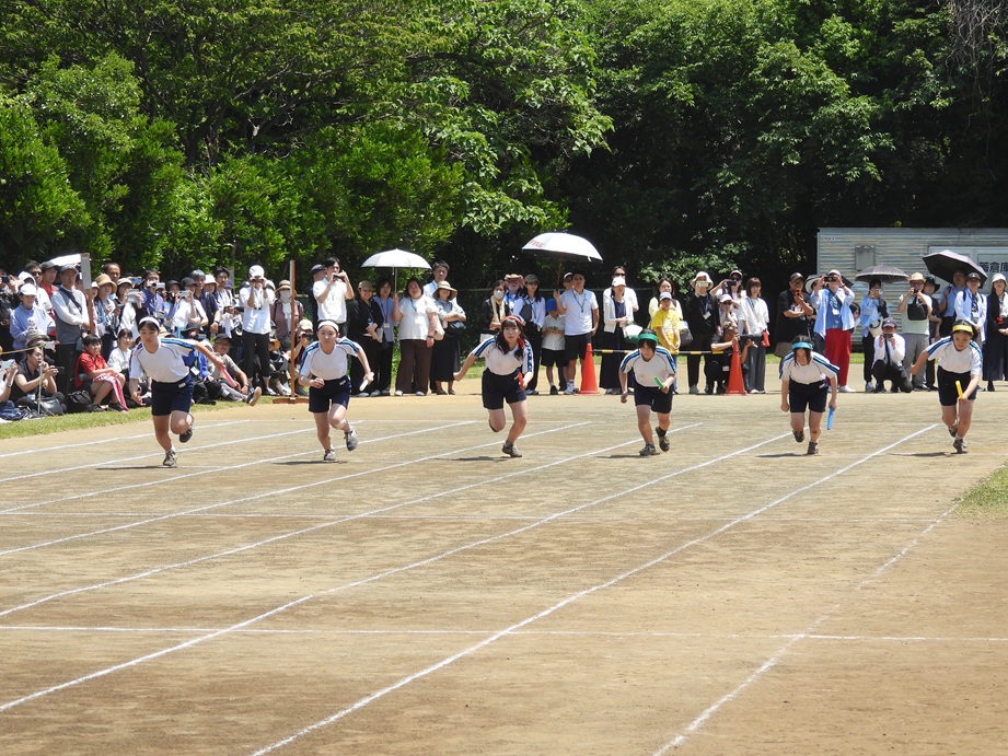 白熱の選抜リレー 多くの声援をいただきました