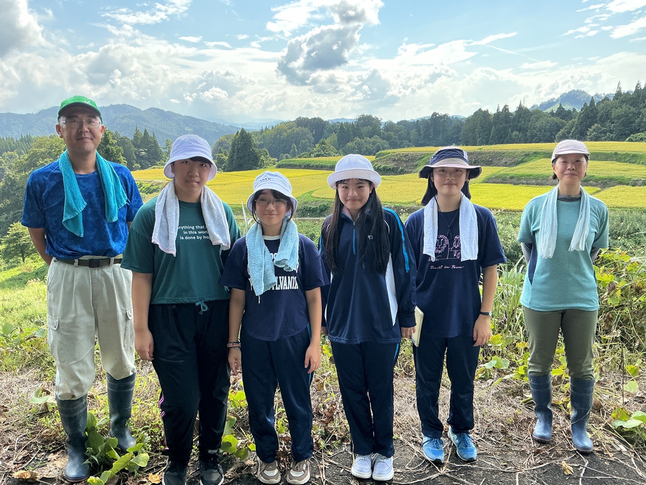 農家のお宅にお邪魔して1日過ごしました