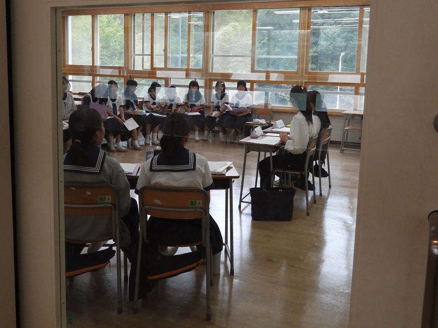 1年 ようこそ先輩 グループ会にて