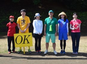 運動会での3年担任