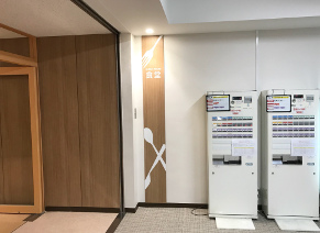 新しくなった食堂の外観