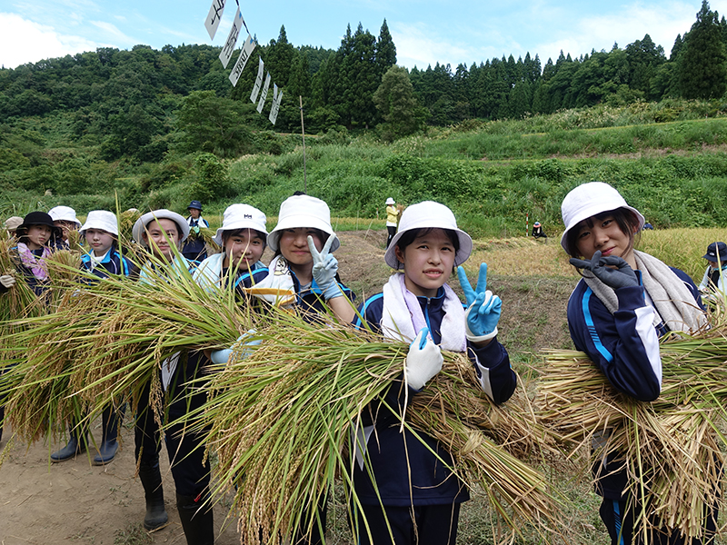 3年　選択校外授業（越後農村体験）