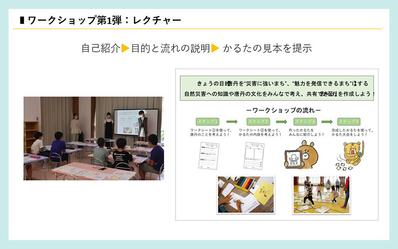 家政学研究科住居学専攻「唐丹の地域住民に向けたかるたワークショップ」