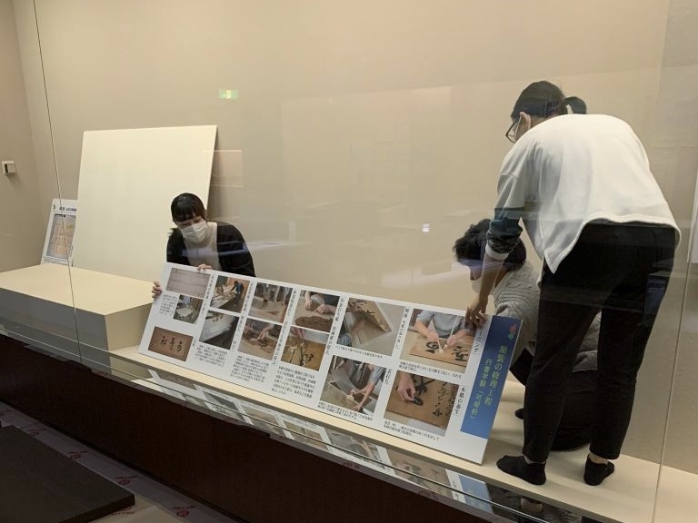 齋藤さんが自ら交渉して、古河歴史博物館で行った学芸員課程での実習の様子