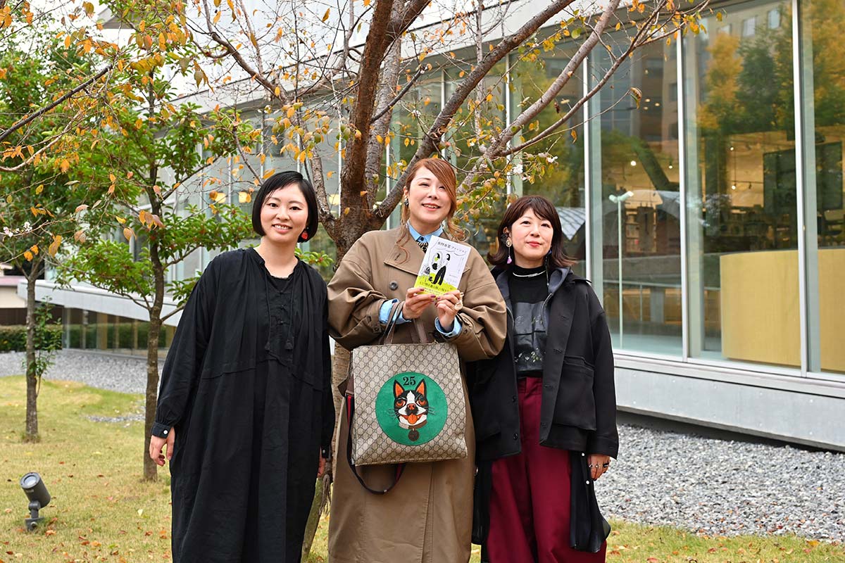 左：脇本夏子さん　中央：秋谷麻美さん　右：suzukirieさん