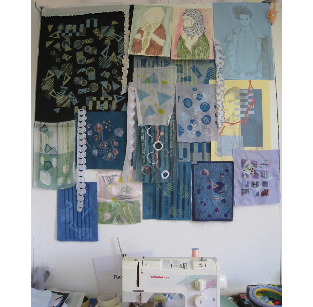 イギリスの美大時代のスタジオデスク